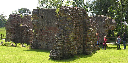 Walls Castle roman bath house