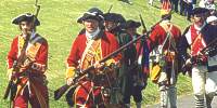 Militia with captured rum