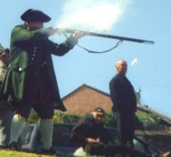 Smugglers fire muskets