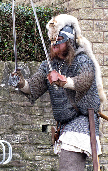 a twin sword viking