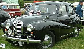 black Austin A40 Somerset