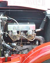 Alvis engine close-up