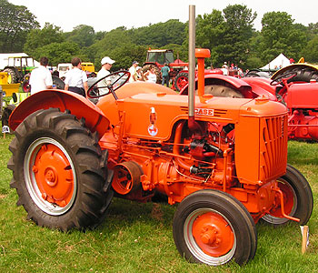 Orange Case Tractor