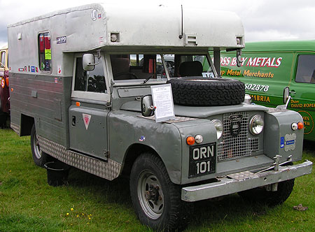 Land Rover camper van conversion