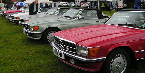 Mercedes SL display