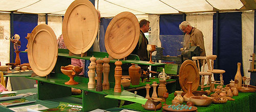 Wood turning craft tent