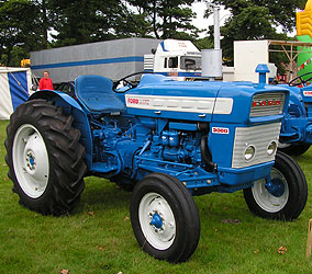 Blue Ford 3000 tractor