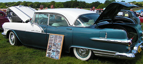 1956 pontiac star chief rear side view