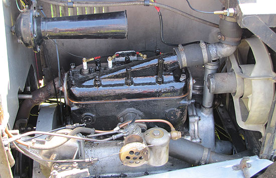 Anzani Engine in Frazer Nash