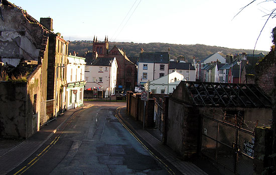 Albion Street looking down towards James Street