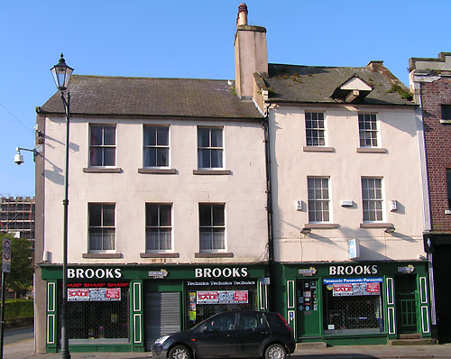 Brooks store on coner of Church Street and Dukes Street