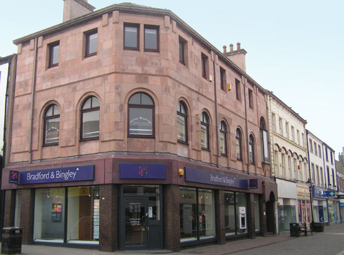 Bradford and Bingley on Lowther street corner