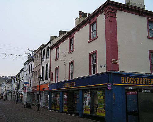Blockbuster Video once the Globe Hotel