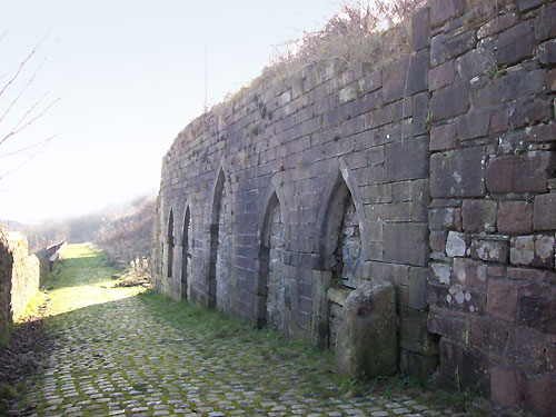 Gothic Style wall at Newhouses