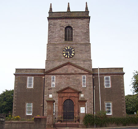 St. James church at the top of Queen Street Whitehaven