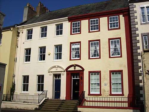 Matched pair of georgian houses