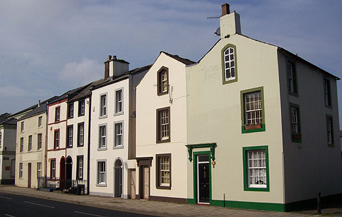 Small Georgian houses on Whitehaven's Scotch Street
